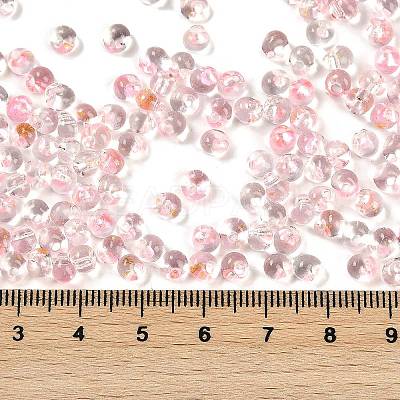 6/0 Spray Paint Fringe Glass Seed Beads SEED-H003-11D-1