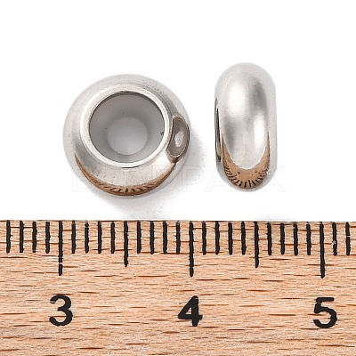 202 Stainless Steel Beads STAS-P238-10P-G-1
