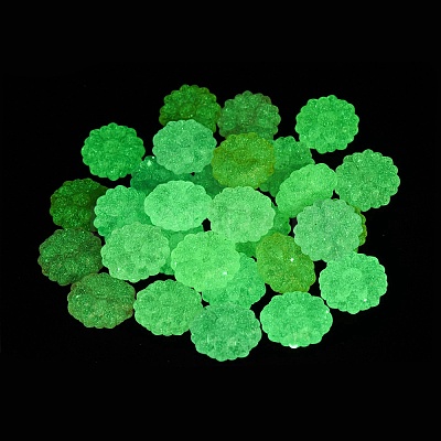 Luminous Transparent Acrylic Beads LACR-S001-15D-1