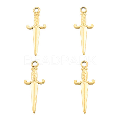 Ion Plating(IP) 201 Stainless Steel Pendants STAS-N098-246LG-1