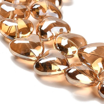 Electroplate Glass Beads Strands EGLA-B008-01A-PL03-1