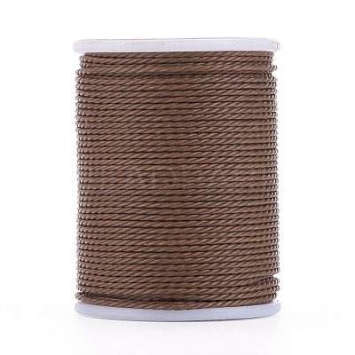 Round Waxed Polyester Cord X-YC-G006-01-1.0mm-03-1