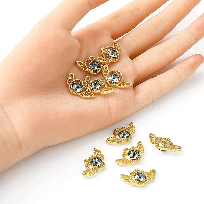 Alloy Rhinestone Pendants ALRI-YW0001-16-1
