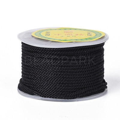 Polyester Milan Cord for DIY Jewelry Craft Making OCOR-F011-D18-1
