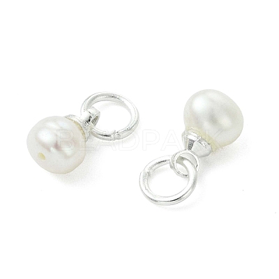 Natural Cultured Freshwater Pearl Pendants PALLOY-JF05298-01-1