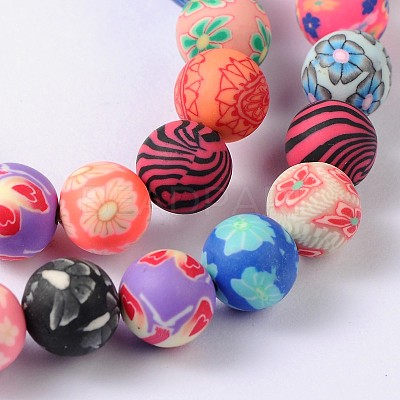 Handmade Polymer Clay Beads FIMO-10D-3-1