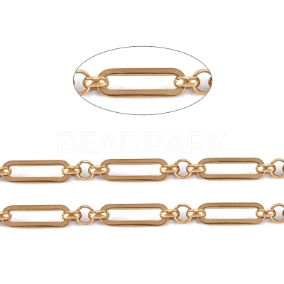3.28 Feet 304 Stainless Steel Figaro Chains X-CHS-L022-04G-1