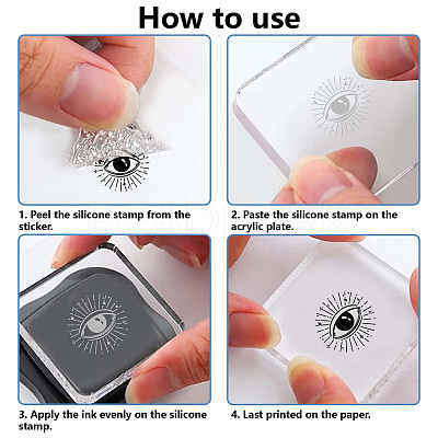 Plastic Stamps DIY-WH20018-0055-1