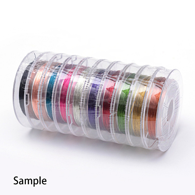 Round Copper Jewelry Wire CWIR-R005-0.3mm-13-1
