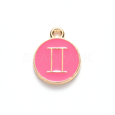 Alloy Enamel Pendants X-ENAM-S124-01B-03I-1