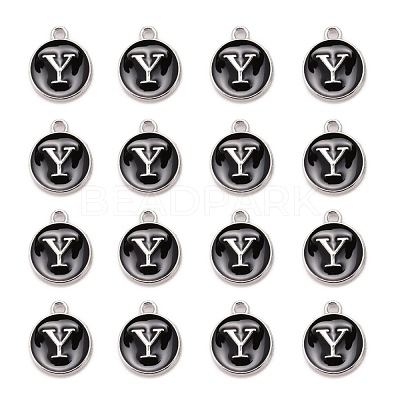 Platinum Plated Alloy Charms ENAM-S118-02Y-P-1