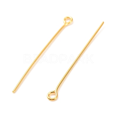 Brass Eye Pins KK-F824-113C-G-1