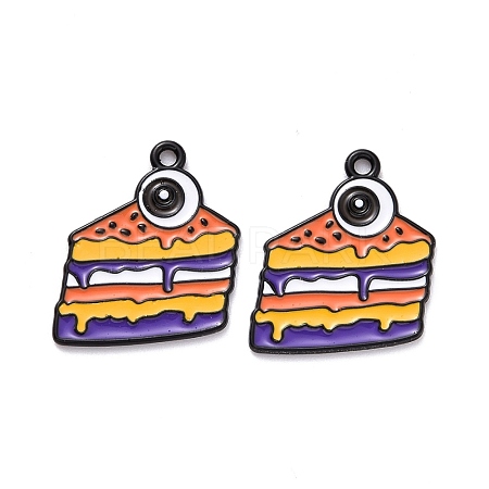 Halloween Alloy Enamel Pendant ENAM-B047-06EB-1