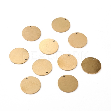 Ion Plating(IP) 304 Stainless Steel Pendants STAS-F271-02C-G-1