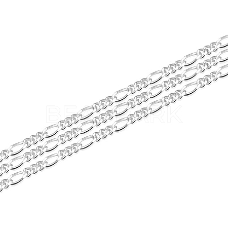 925 Sterling Silver Figaro Chain STER-WH0011-03-1