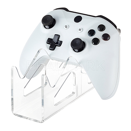 Transparent Acrylic Game Controller Display Stand Holders ODIS-WH0002-15-1