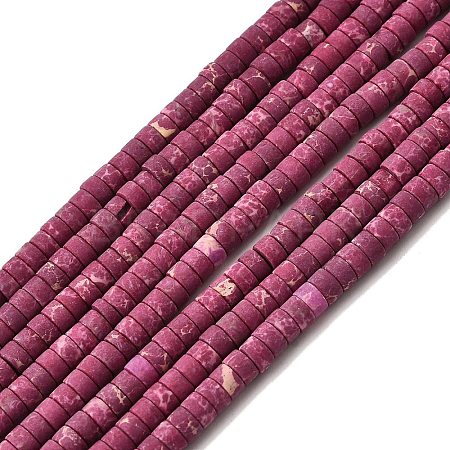 Dyed Synthetic Imperial Jasper Beads Strands G-Z089-A03-E-1
