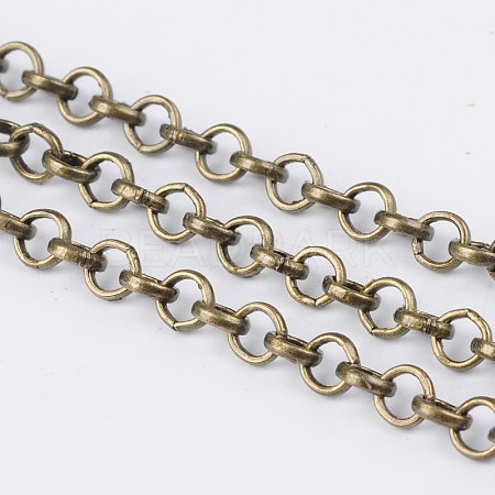 Iron Rolo Chain CH-S078-AB-FF-1