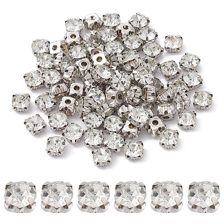 Square Sew on Rhinestone FIND-YW0003-10D-1
