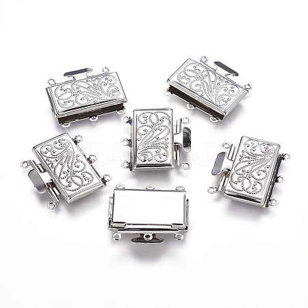 Multi-strand Box Clasps X-KK291-1