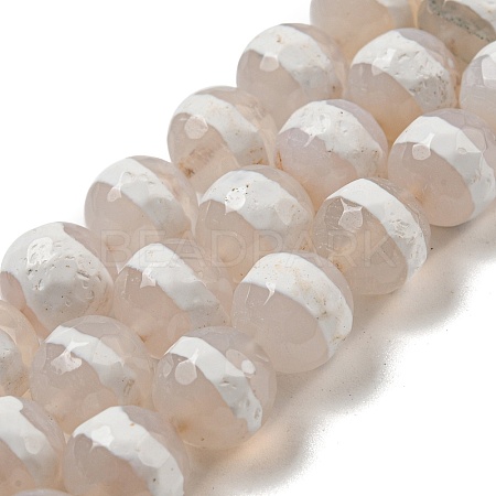 Tibetan Style dZi Beads Strands G-P526-D06-02-1
