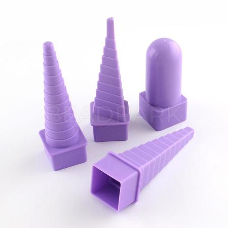 4pcs/set Plastic Border Buddy Quilling Tower Sets DIY Paper Craft DIY-R023-12-1