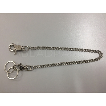 Zinc Alloy Keychains Key Rings X-KEYC-L012-02P-1