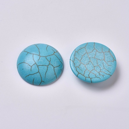 Synthetic Turquoise Cabochons G-TAC0001-01B-1