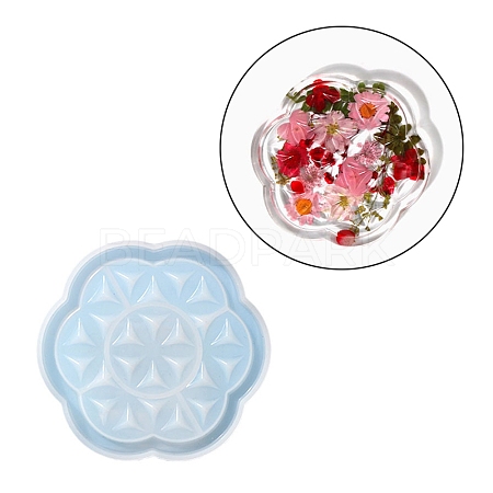 DIY Life of Flower Textured Cup Mat Silicone Molds SIMO-H009-05D-1