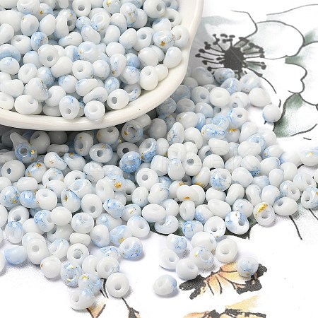Baking Paint Glass Seed Beads SEED-F006-01A-02-1