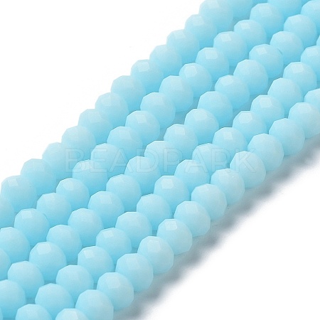 Glass Beads Strands EGLA-A034-P4mm-MD06-1