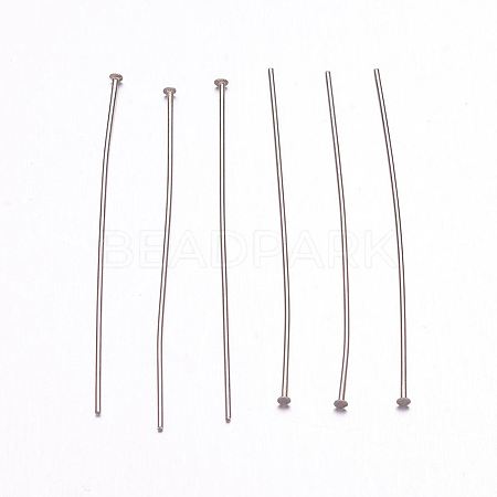 Tarnish Resistant 304 Stainless Steel Flat Head Pins LS-STAS-H358-03B-1