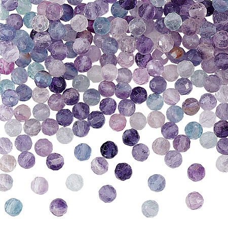 2 Strands Natural Fluorite Beads Strands G-GO0001-60-1