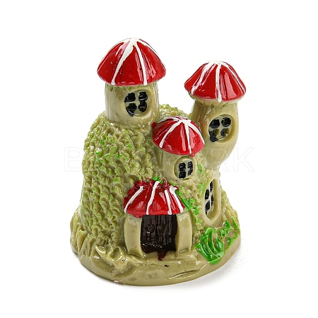 Resin Miniature Mini Mushroom House MIMO-PW0001-201C-1