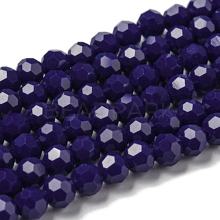 Opaque Glass Beads Stands LS-EGLA-A035-P6mm-D09-1