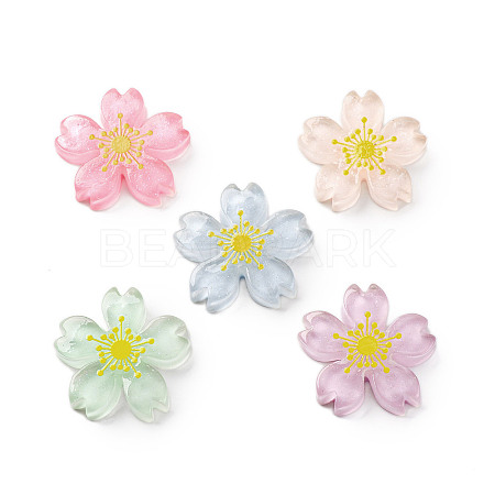 Opaque Resin Cabochons RESI-R455-01I-1