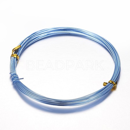 Round Aluminum Craft Wire AW-D009-1mm-10m-19-1