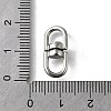 304 Stainless Steel Swivel Clasps STAS-U051-03D-P-3