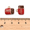 Alloy Enamel Pendants PALLOY-R155-01G-02-3