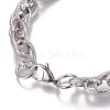 Tarnish Resistant 304 Stainless Steel Rope Chain Bracelets BJEW-I274-09S-2