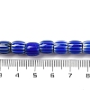 Handmade Lampwork Chevron Beads Strands LAMP-K041-01B-27-5