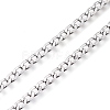 Tarnish Resistant 304 Stainless Steel Cuban Link Chains CHS-M003-13P-A-1