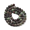 Natural Green Opal Beads Strands G-H045-A03-8MM-01-3