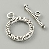 Tibetan Style Alloy Toggle Clasps FIND-CJC0017-21C-AS-1