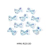 Electroplated Bowknot Resin Cabochons MRMJ-R128-16D-2