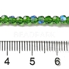 Electroplate Transparent Glass Beads Strands EGLA-A035-T3mm-L11-4