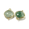 Natural Green Strawberry Quartz Pendants G-M431-12G-04-2