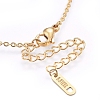 304 Stainless Steel Pendant Necklaces NJEW-O104-13-4