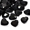 Faceted Heart Glass Pointed Back Rhinestone Cabochons RGLA-A020-10x10mm-S18-1