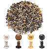 400 Bags 4 Colors Iron Snap Rivet Butt Screw IFIN-GF0001-64-1